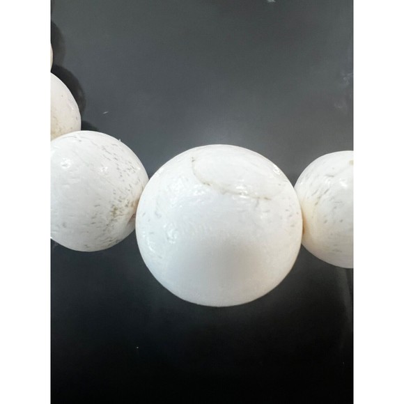 Antique Victorian Mediterranean Conch Shell Necklace 800 Silver Clasp Graduated - Picture 8 of 16